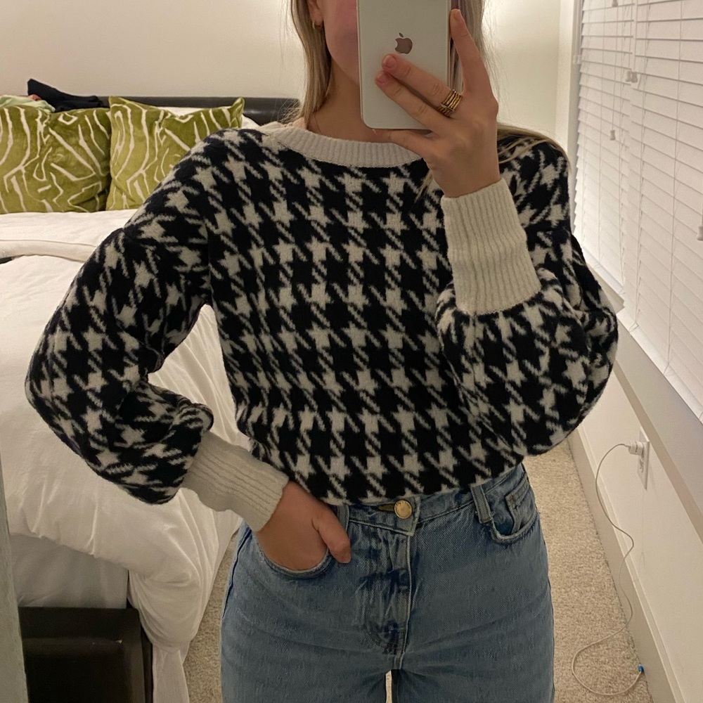 Houndstooth Sweater